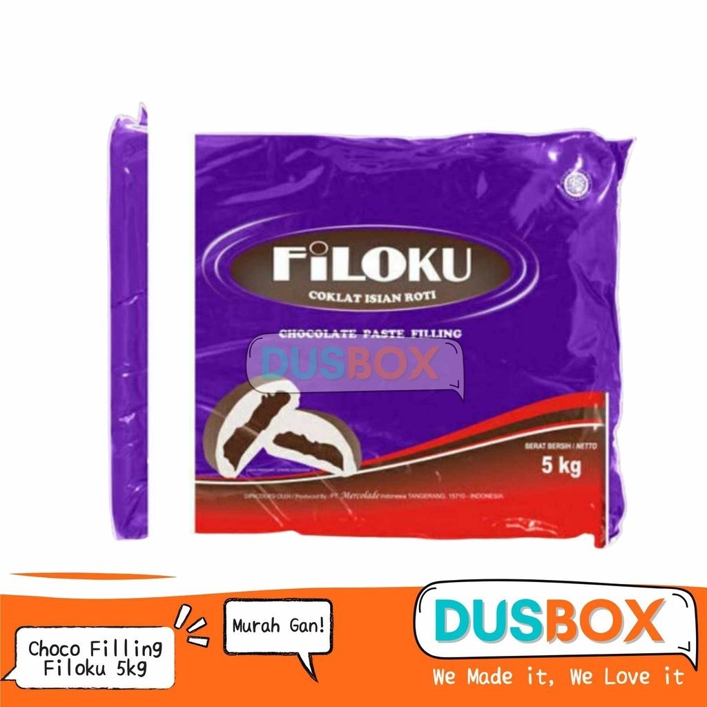 Coklat Filling Filoku / Filoku Coklat Filling 5kg / Filling Coklat / Filling / Chocolate Filling