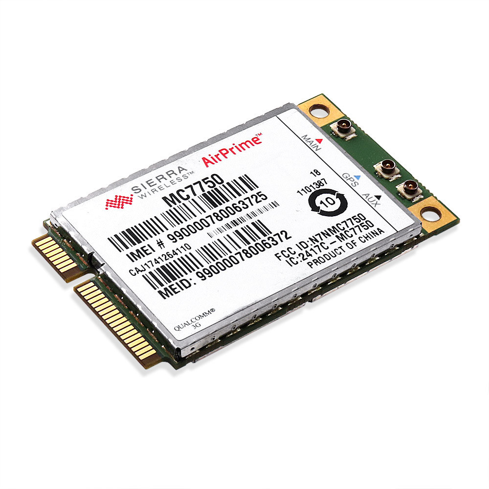 Unlocked Sierra AirPrime MC7750 LTE 700 (B17) HSPA+ GSM GPRS EDGE and EV-DO Module 4G PCI Express WW