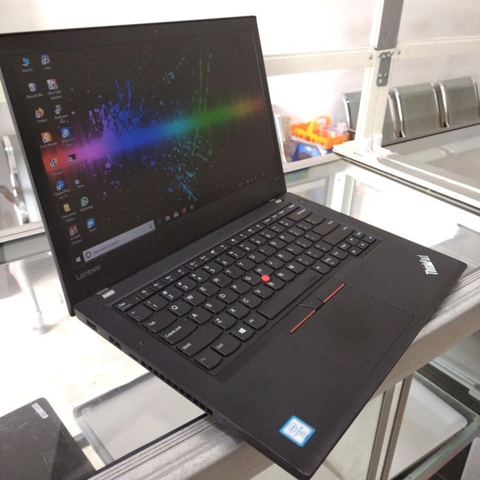 laptop core i5 GEN6 Lenovo T470 ram 8GB touchscreen murah mulus