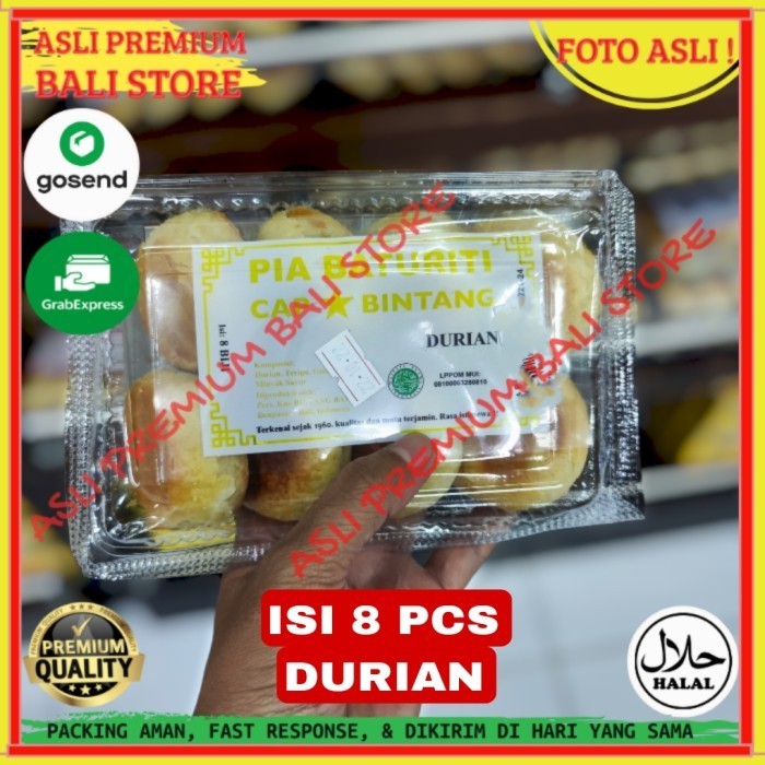 

OLEH OLEH MAKANAN CEMILAN CAMILAN SNACK KULINER KHAS ASLI ORI ORIGINAL BALI KUE CAKE BAKPIA DUREN DURIAN