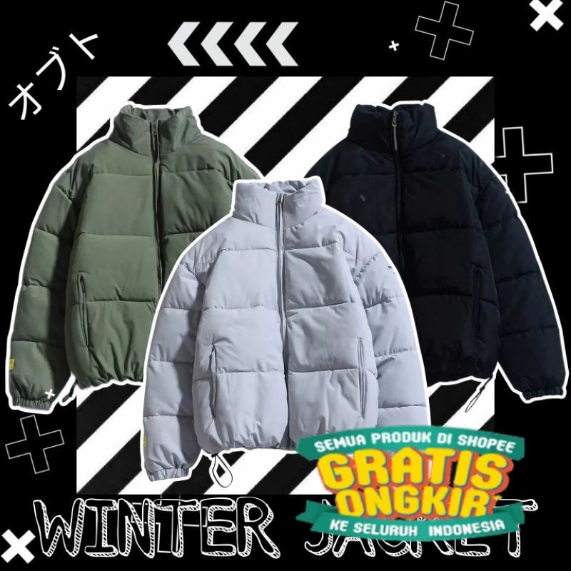 Jaket musim dingin Korea Jaket stylish pria dan wanita Mantel musim dingin/ Best seller
