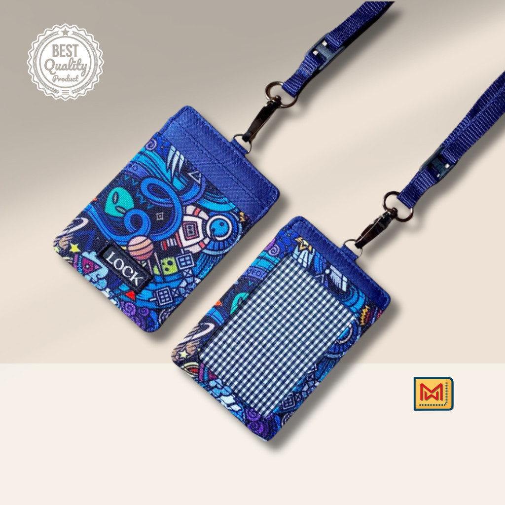 

ID Card Gantung Leher dengan Lanyard Anti Air dan Slot Name Tag MW27