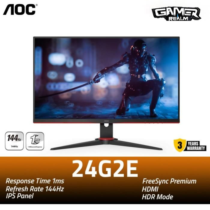 AOC 24G2E IPS 23,8" 144Hz Gaming Monitor