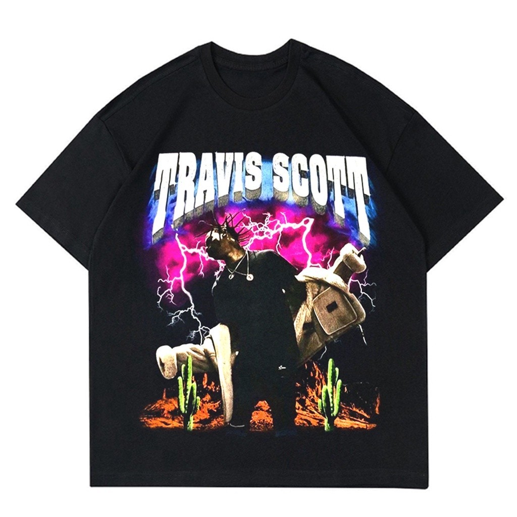KAOS VINTAGE TRAVIS SCOTT | T-SHIRT RAPPER TRAVIS SCOTT | BAJU OVERSIZE TRAVIS SCOTT tee