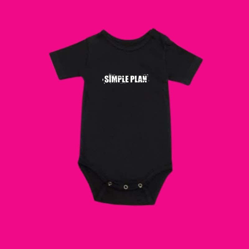 kaos baju bayi SIMPLE PLAN tshirt band rock jumper baby kids kaus pendek usia 0 1 2 3 4 5 6 7 8 9 10