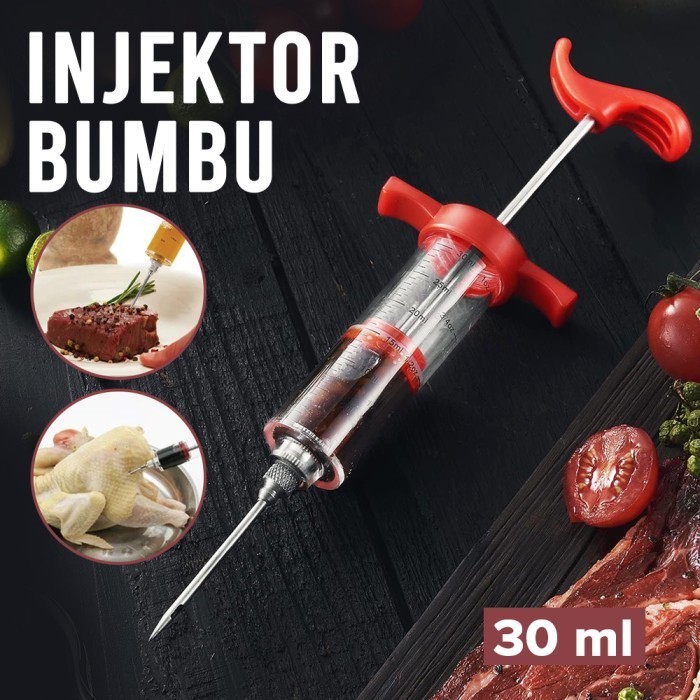 

Injektor bumbu marinasi daging bbq seasoning injector