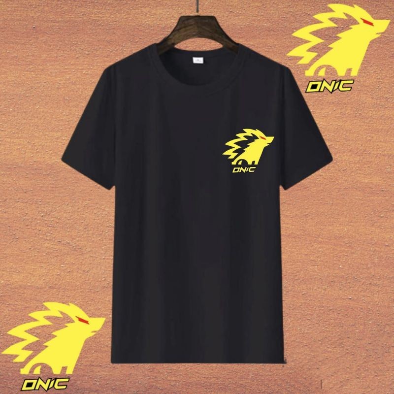 Kaos oblong UNISEX print logo team MLBB (ONIC)
