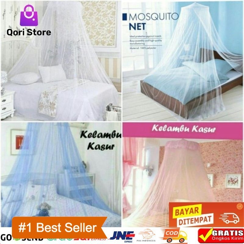 Qori Store - Kelambu Gantung / Kelambu Tidur / Kelambu Nyamuk / Klambu Tempat Tidur / Kelambu Gantun