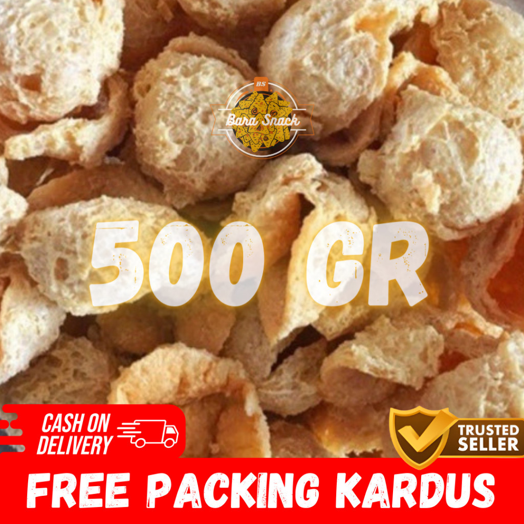 

[ 500gr ] Kerupuk Tahu Walik Crispy Gurih Premium / Camilan Snack Kiloan Murah -K