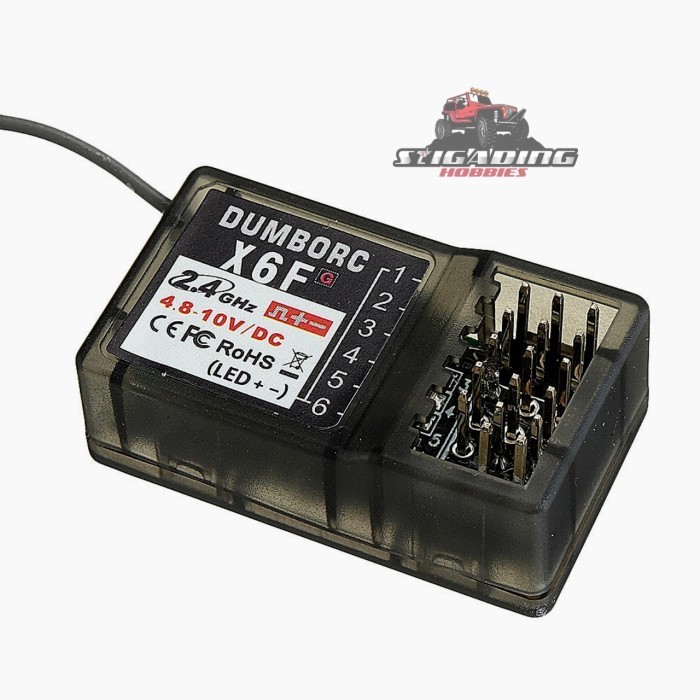PART REMOTE CONTROL DUMBORC RECEIVER RX X6F 6CH DUMBO RC