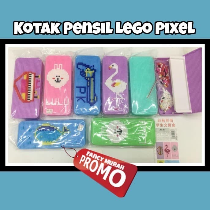 

(PROMO) Kotak Pensil Lego Pixel Bisa Bongkar Pasang Kekinian