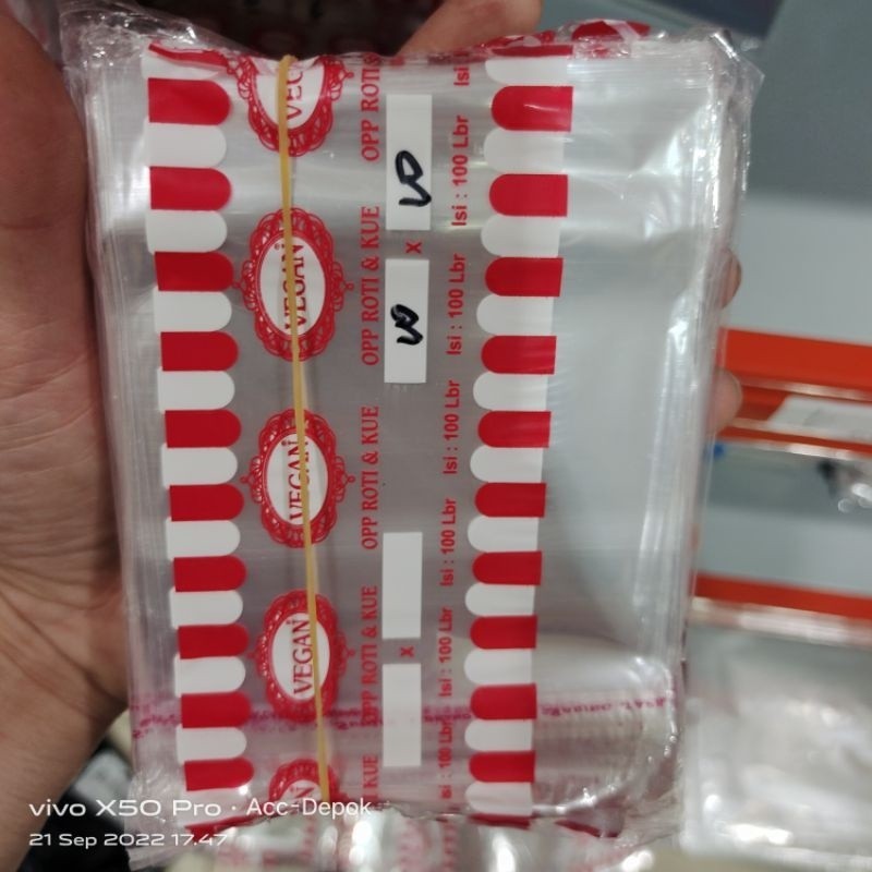 

COD PP68 PLASTIK UANG OPP/PLASTIK UANG TEBAL