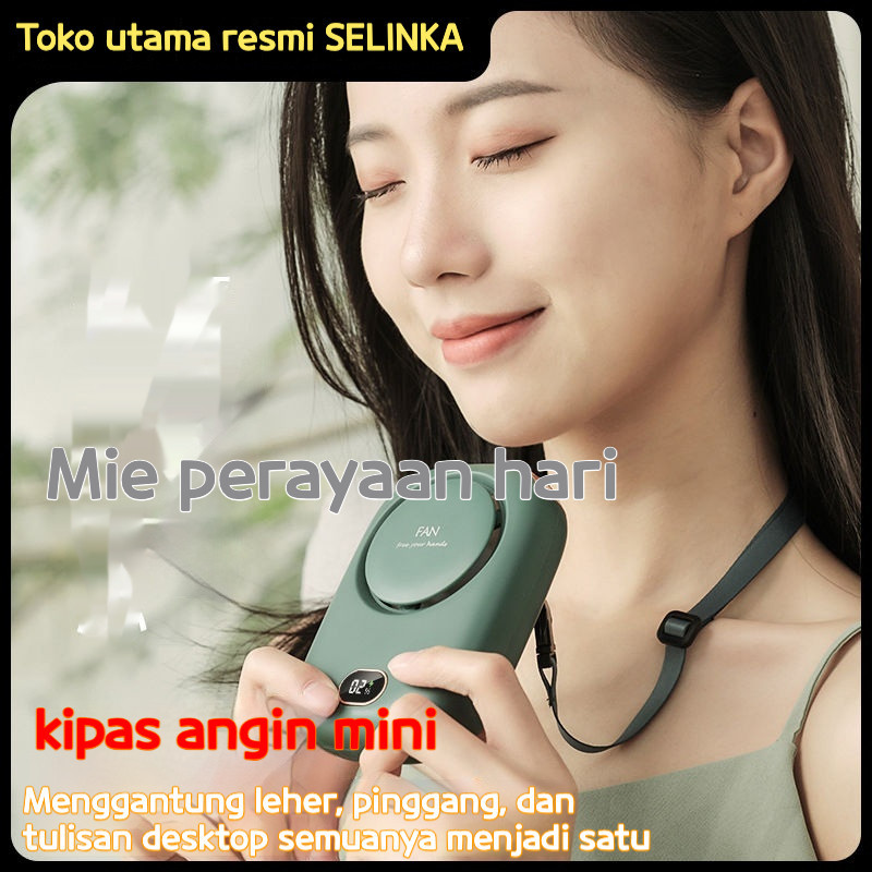 Kipas Malas Mini/Pendingin Kecil AC/Kipas Genggam Siswa USB Luar Ruangan/Kipas Gantung Pergelangan T
