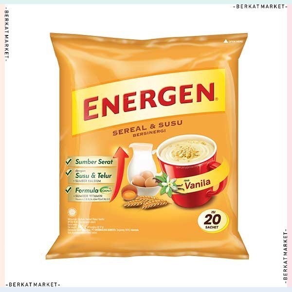 

ENERGEN VANILA BAG 20 S X 29 GR