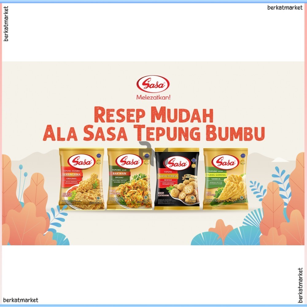 

Sasa Tepung Bumbu 80gr BakwanPisang GorengKentuckySerba Guna