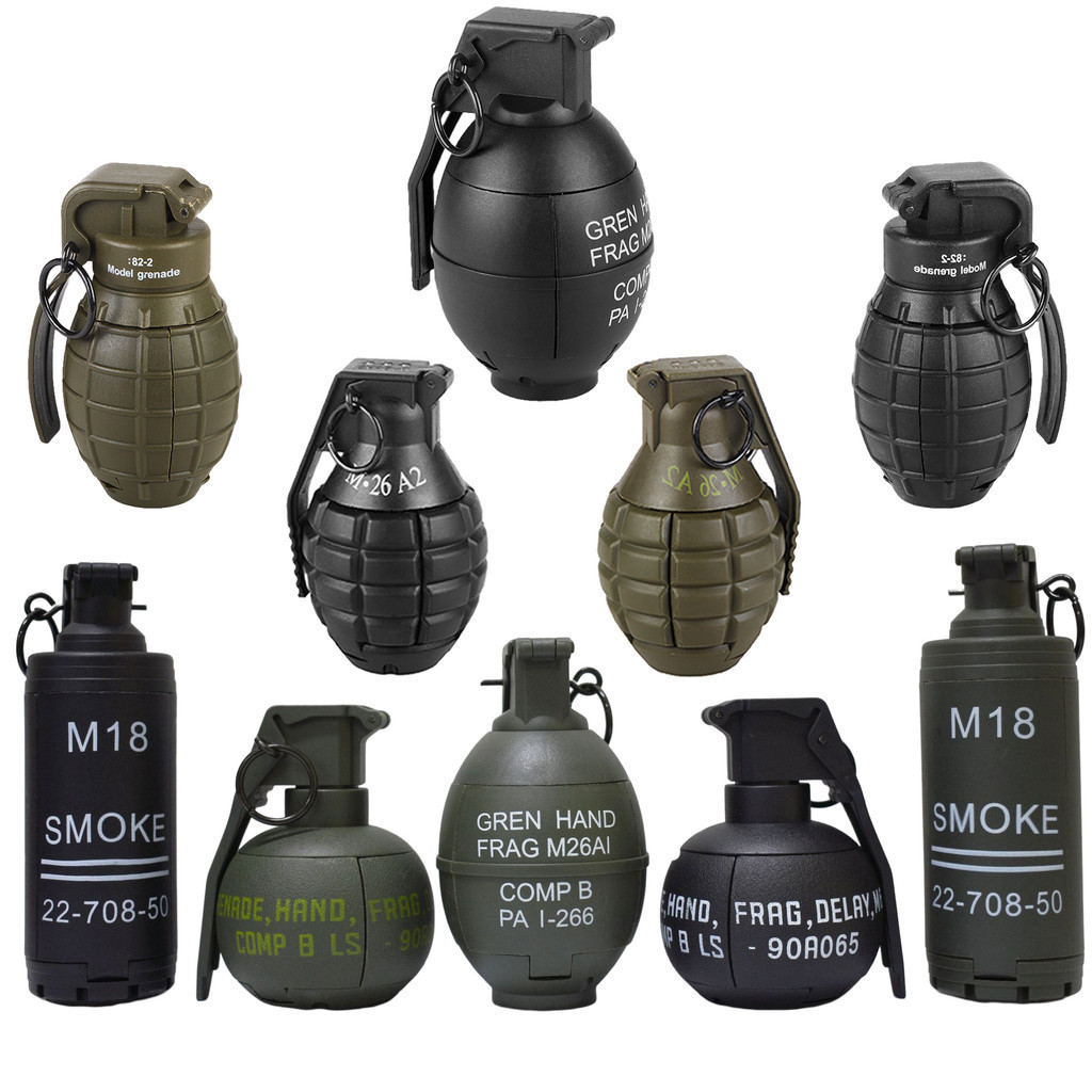 Tactical Smoke Grenade Model M67 Burst Mine Water Grenade Bouncing Smoke Grenade and Other 10 Differ