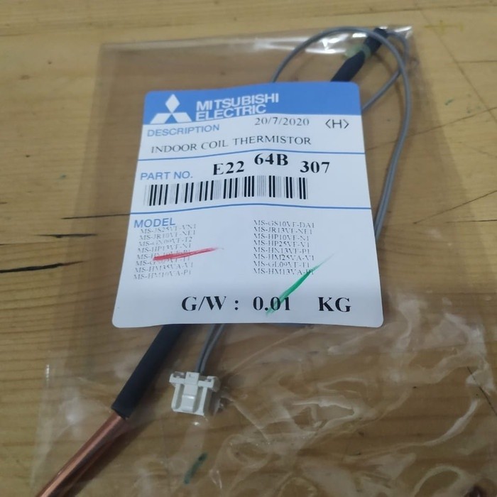 Termistor coil AC Mitsubishi Electric 1 ~ 1,5 PK