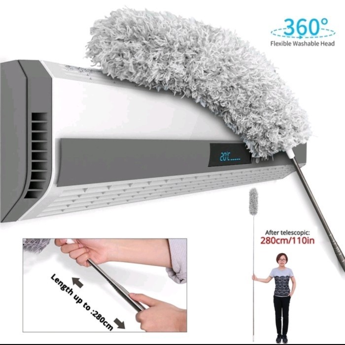 kemoceng microfiber/pembersih debu langit langit