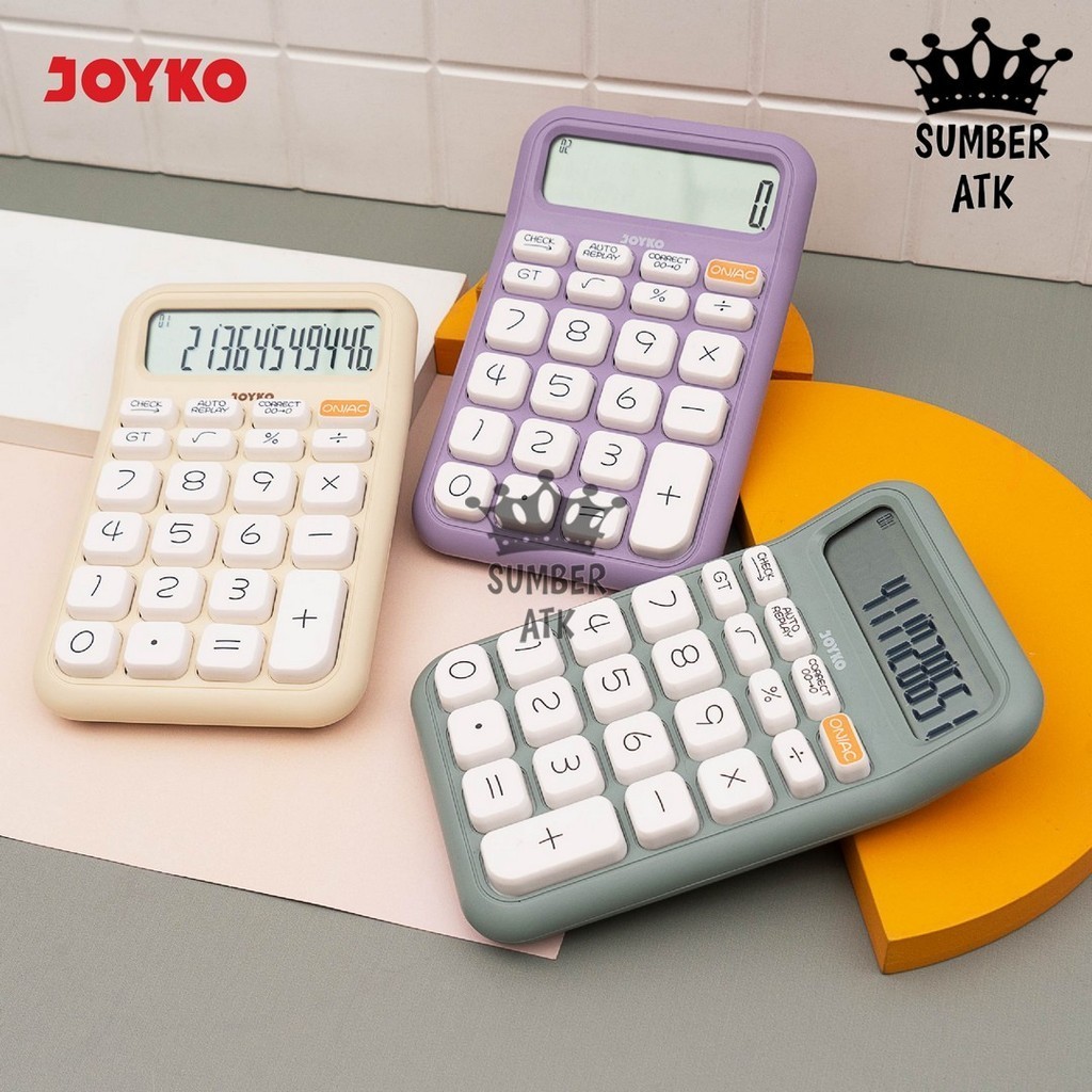 

Calculator Kalkulator Joyko CC-62CO 12 Digits Check & Correct