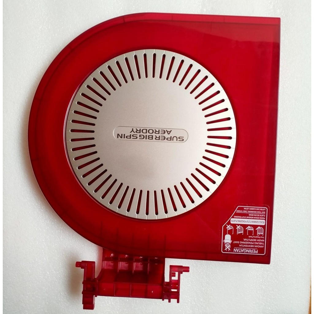 COVER TUTUP SPIN ATAS MESIN CUCI 2 TABUNG SHARP ES-T77DA-R ES-T77 WARNA MERAH