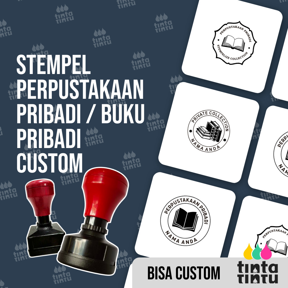 

Stempel Perpustakaan Pribadi / Buku Pribadi Custom