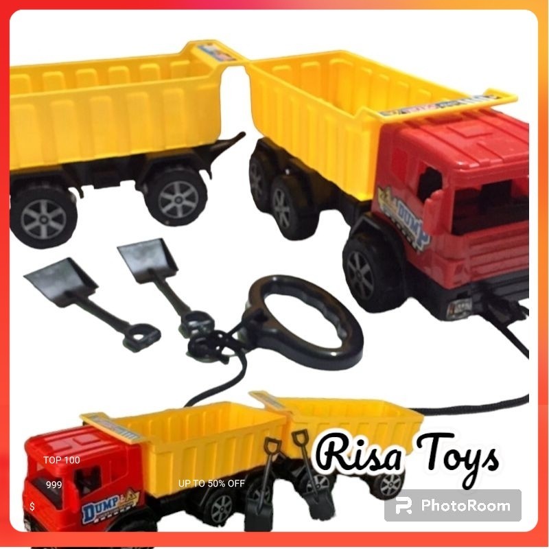 RT - MAINAN TRUK GANDENG JUMBO BONUS TALI PEGANGAN BSG