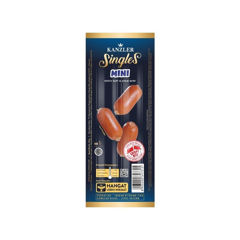 

KANZLER SINGLES SOSIS MINI 60GR