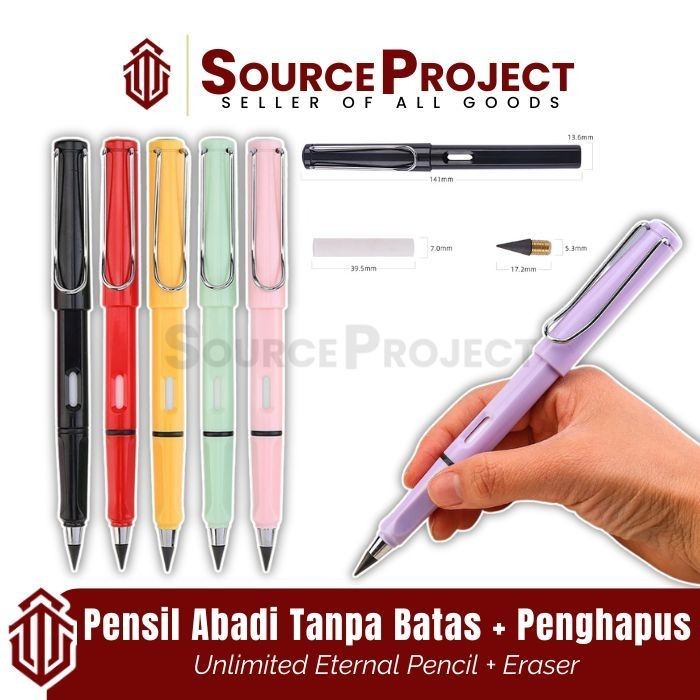 

Pensil Abadi Tanpa Batas Tidak Bisa Habis Ajaib Magic Plus Penghapus Untuk Menulis Menggambar | Source Project