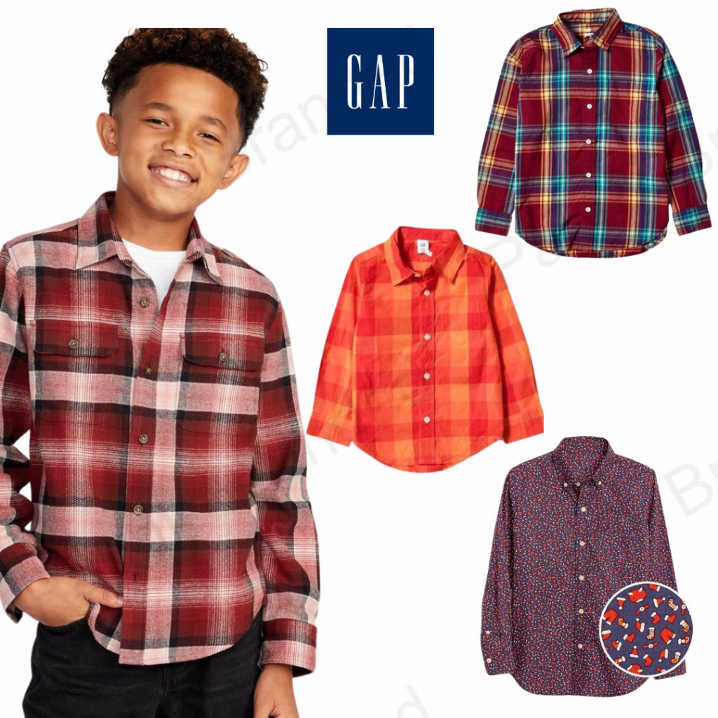 pabrik branded Gap kemeja shirt XS S M L XL 3 4 5 6 12 18 24 month year kemeja anak bayi remaja laki