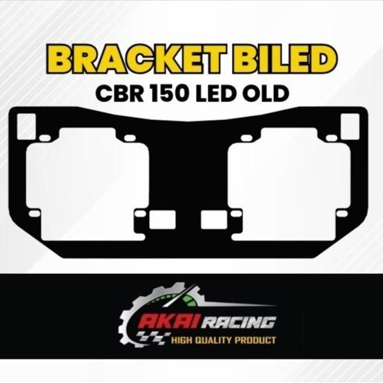 jsm86 - Bracket Lampu Biled Projie Led Hid 2.5 Inch Motor CBR 150 Led Old Kualitas Terbaik