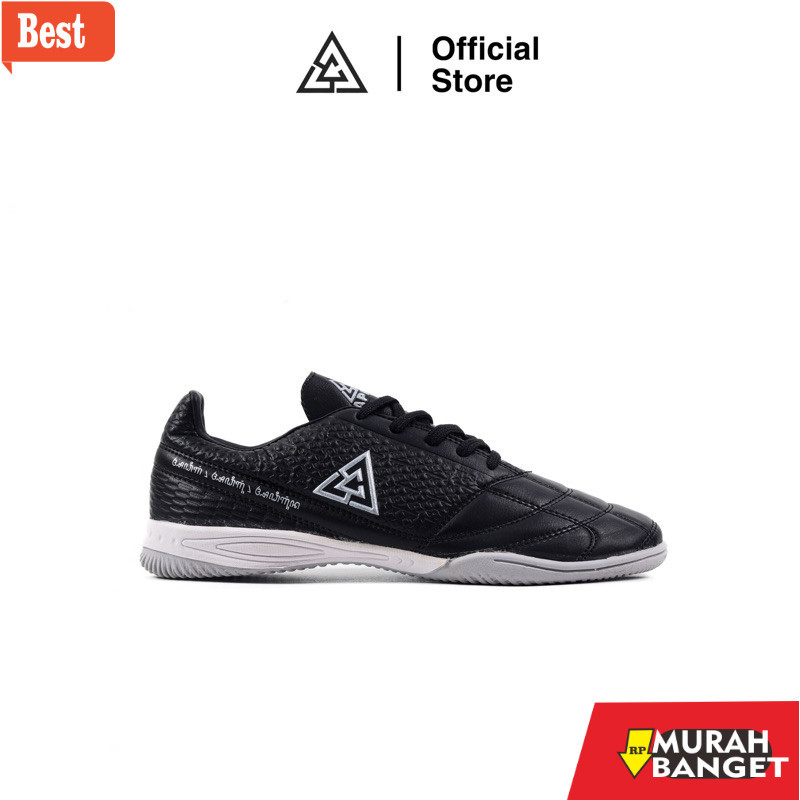 Sepatu futsal kekinian APHA - Sepatu Futsal Apha Genesis Hitam Silver