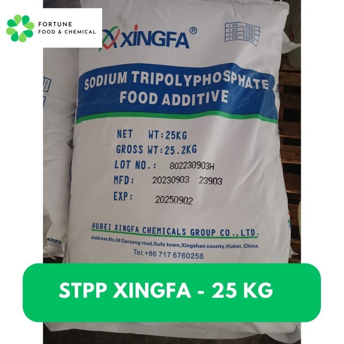 

[New] STPP Food Grade Xingfa / Pengenyal Bakso, Mie, dll / 25kg