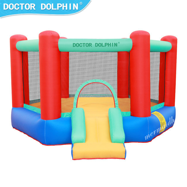 Trampoline Kids Colorful 72032 Rumah Balon Perosotan Anak