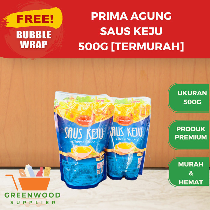 

Prima Agung Saus Keju / Cheese Sauce - 500G