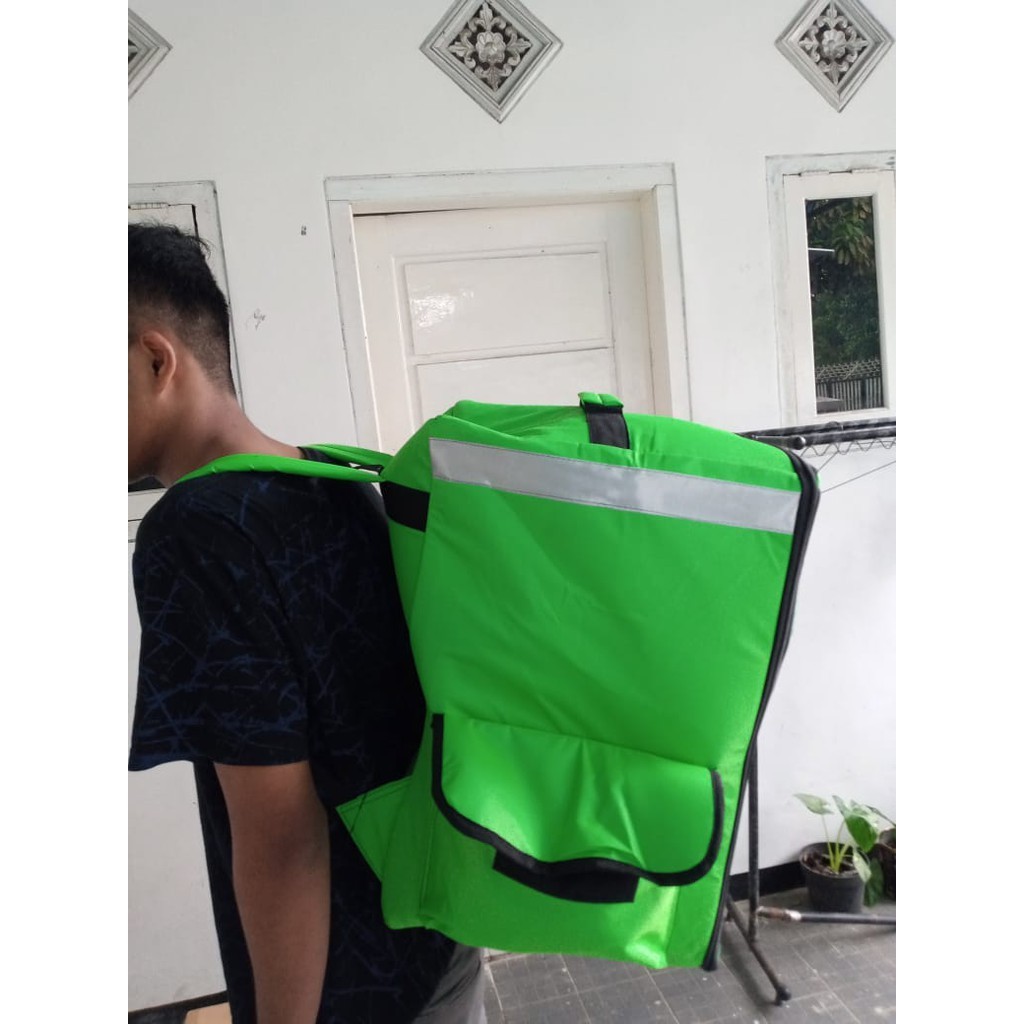 RPM Tas Ransel Cooler Bag Delivery Kurir Aluminium foil Box Motor Gojek GOSEND GOFOOD UKURAN 35X37X5