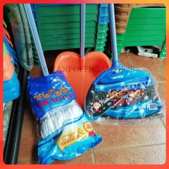 PAKET HEMAT SAPU+PENGKI+PEL DRAGON