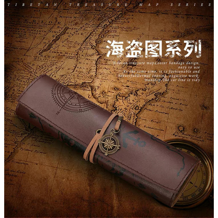 

Thosti Tempat Pensil / Pencil Box Gulung Edisi Peta Map Lux