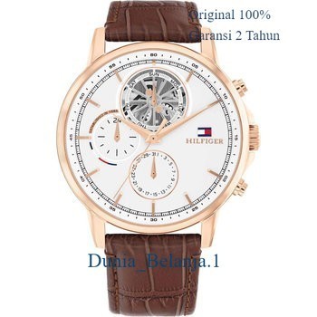 Original 100% Jam Tangan Pria TOMMY HILFIGER 1710606 Stewa Garansi Resmi 2 Tahun