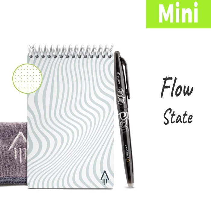 

[KUALITAS TERBAIK] Rocketbook Core Smart Reusable Notebook, Dapat Ditulis Berulang-ulang - Mini Flow