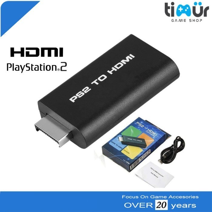 Promo[New] PS2 To HDMI Adapter Converter PS1 PS2 PS3 Ke HDMI Resolusi 720 1080 HD