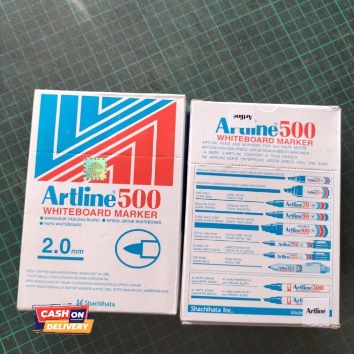 

✨LARIS✨ -Spidol Artline 500 White Board BIRU Harga Satu Lusin