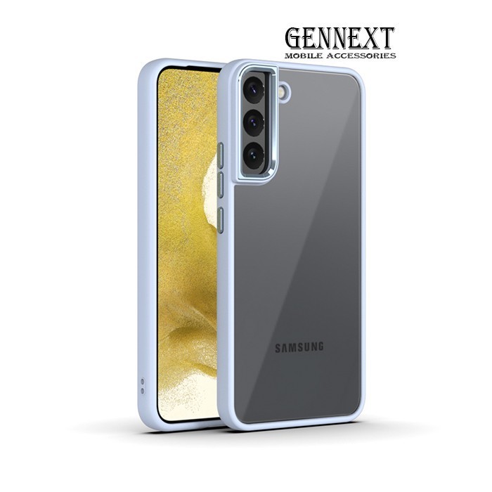 Soft Case Silicone Transparan SAMSUNG GALAXY S22 S22PLUS PLUS casing - SIERRA BLUE, SAM S22