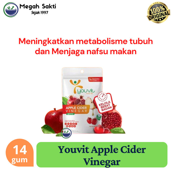 

Little One - Youvit Apple Cider Vinegar Gummy | Asam Cuka Apel Delima