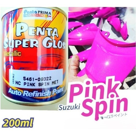

cat penta super gloss metallic nc pink spin met 09322