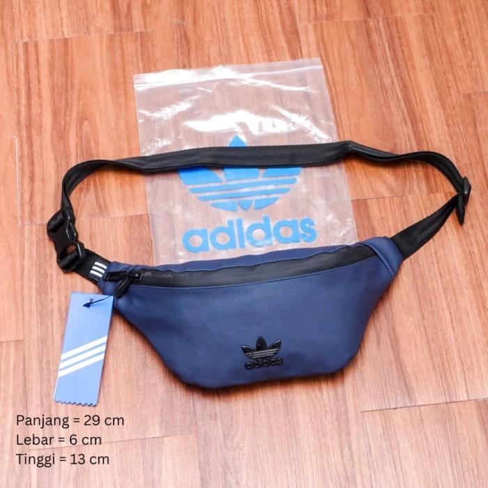 [TERMURAH] TEMURAH WAISTBAG ADIDAS ORI TAS SELEMPANG PRIA - Biru