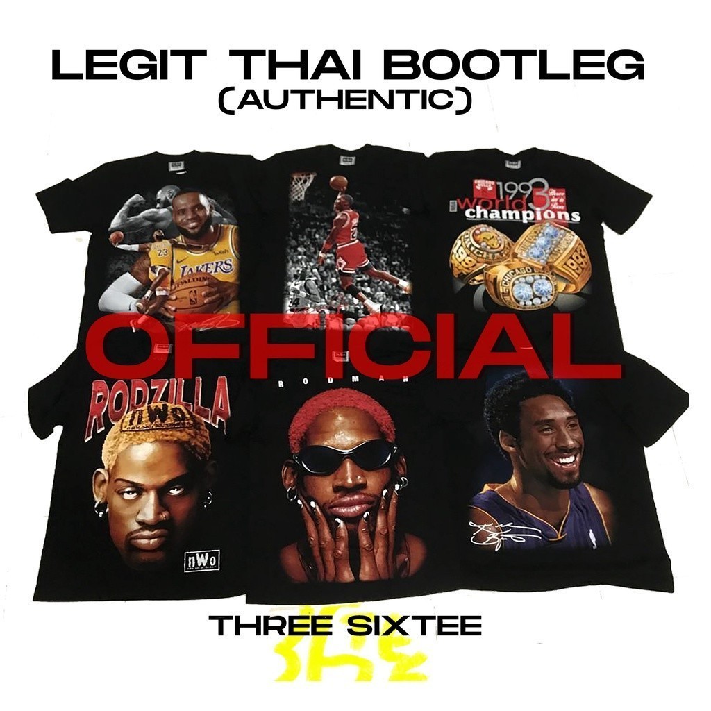 cotton Original Design OFFICIAL - ThreeSixtee THE ROXX TAG NBA DESIGN Bootleg / Graphic Tee's bootle