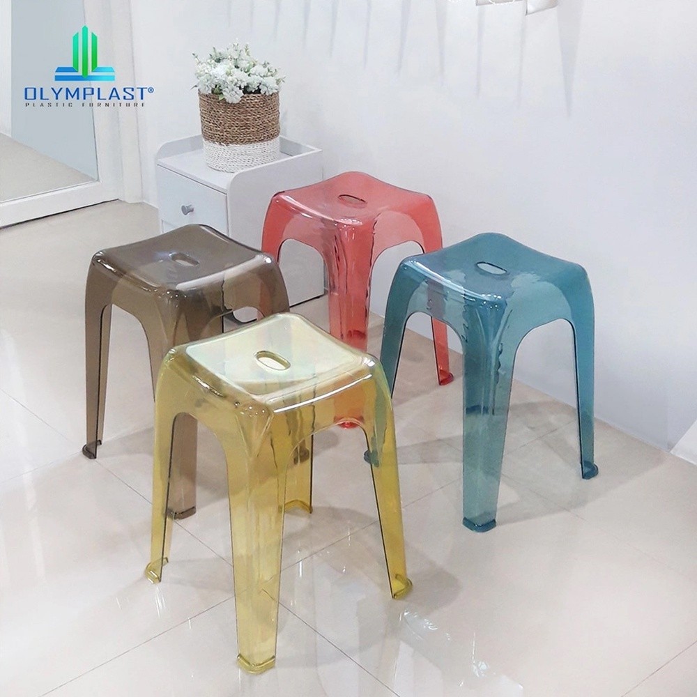 KURSI BASO TRANSPARAN CRYSTAL STOOL OLYMPLAST | kursi baso transparant | kursi baso warna warni | ku