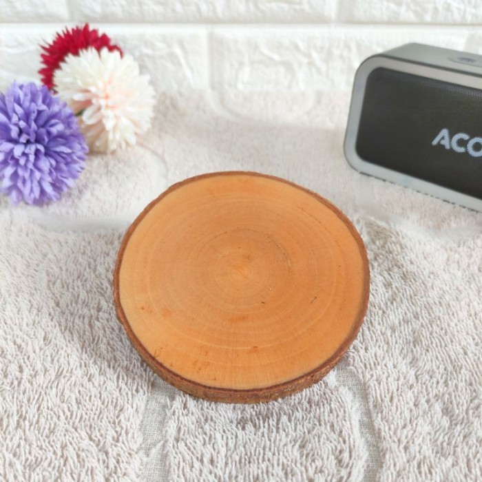 1 PAKET VAS TANAMAN AIR / VAS KACA BENING AESTHETIC / VAS KOREA - ALAS KAYU