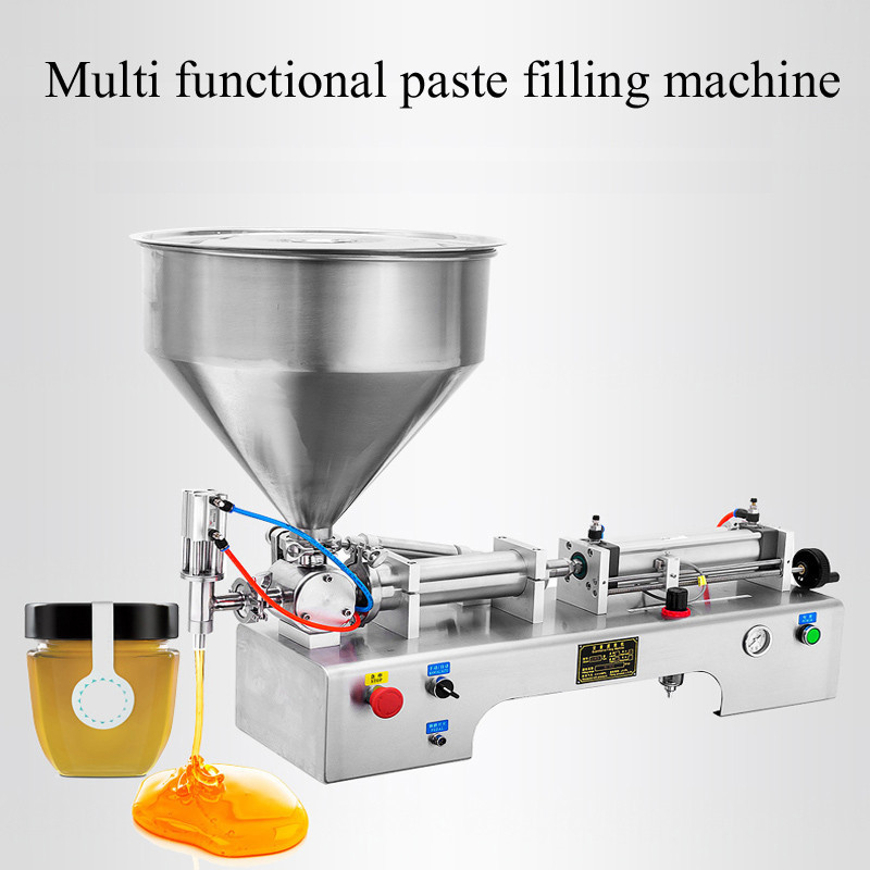 PBOBP Filling Machine Single Head Semi Automatic Ice Cream Water Liquid Honey Juice Sauce Soft Drink