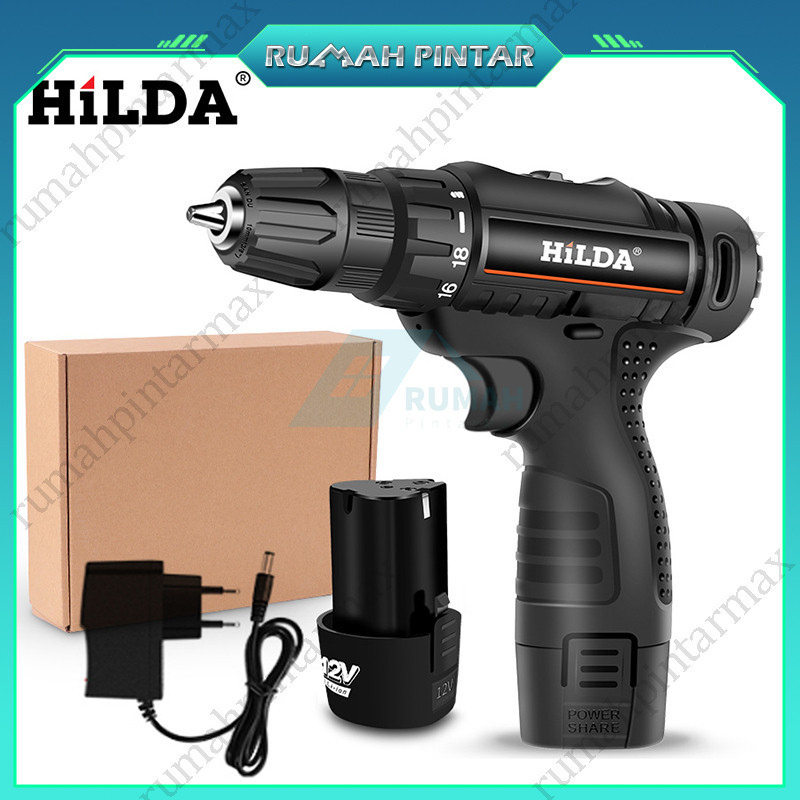 In stock Bor Listrik Bor Tanpa kabel 98V Set Lengkap Mata Bor Cordless Drill Full Set Of Drill Bits 